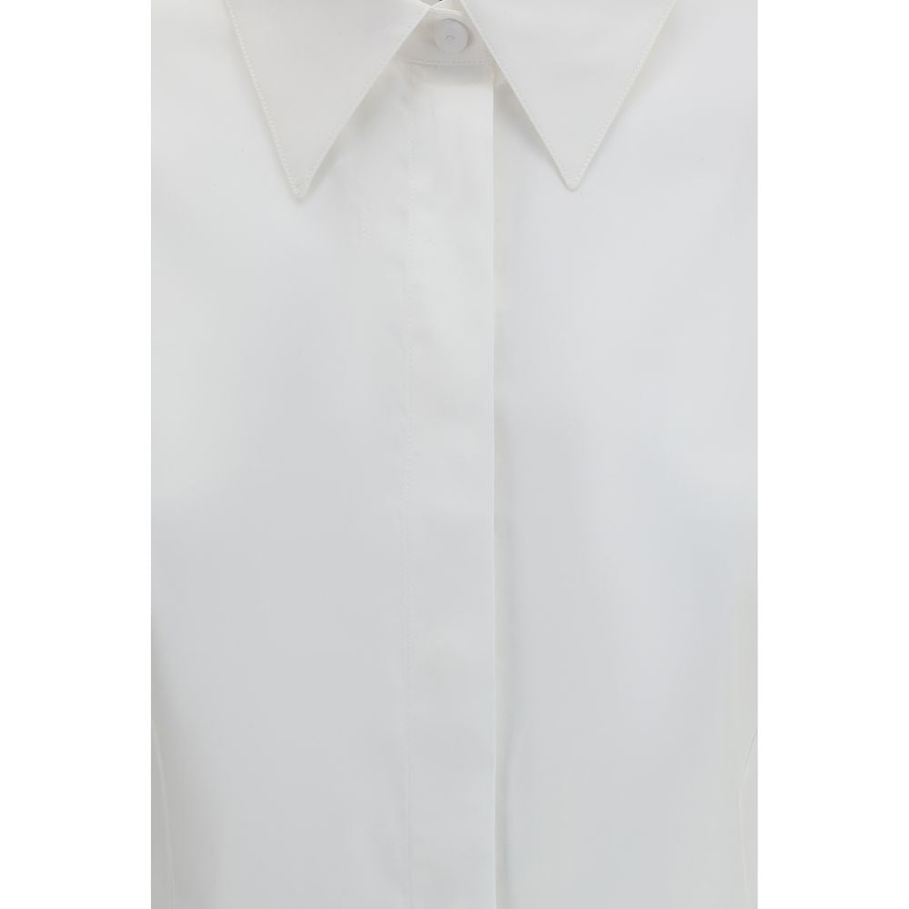White Cotton Dress Shirt