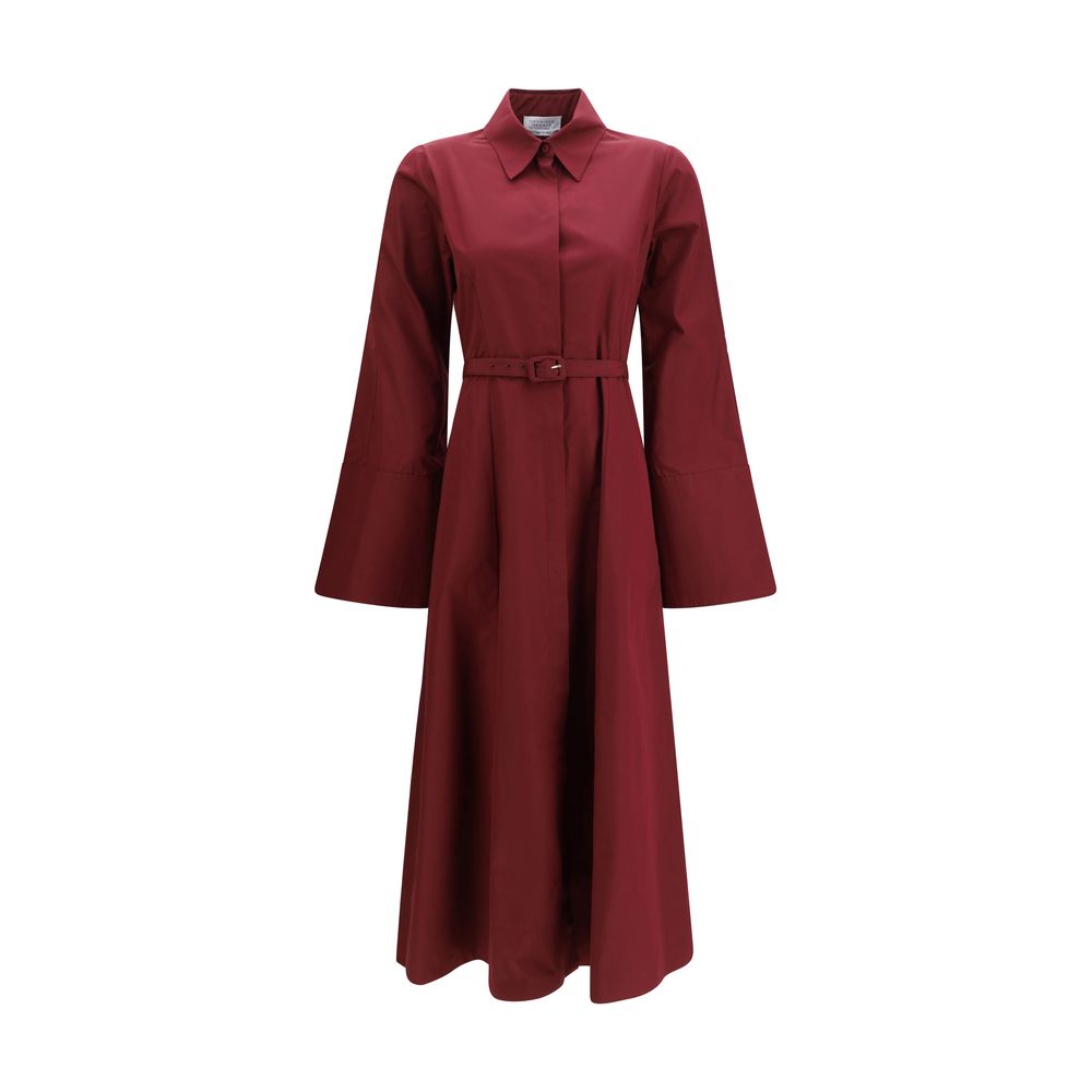 Bordeaux Cotton Casual Dress