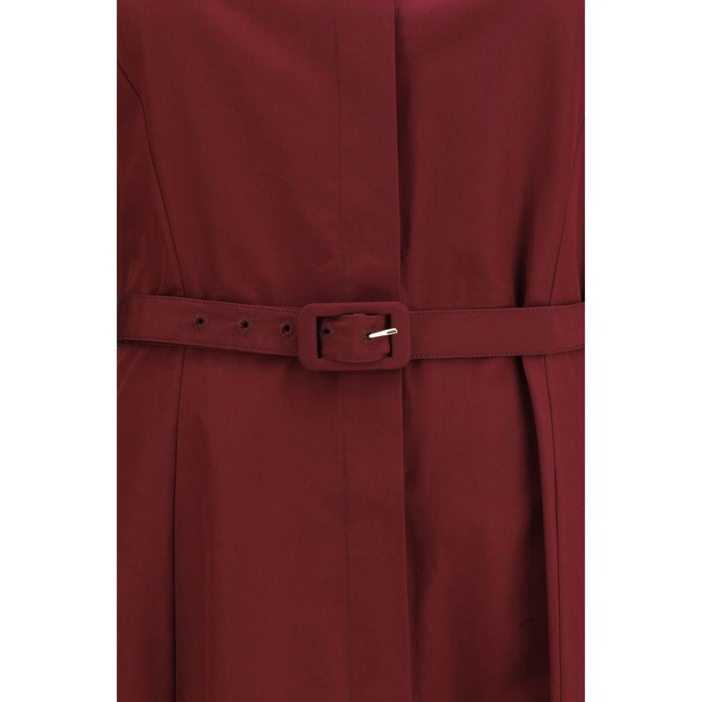 Bordeaux Cotton Casual Dress