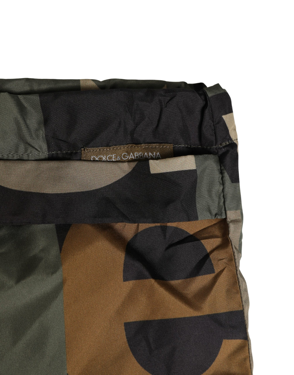 Multicolor Camouflage High Swim Brief Swimwear