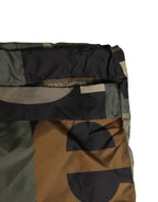 Multicolor Camouflage High Swim Brief Swimwear