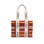 Multicolor Wool Tote Bag