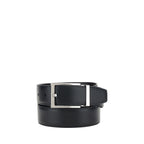 Black Calf Leather Bos Taurus Belt