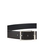 Black Calf Leather Bos Taurus Belt
