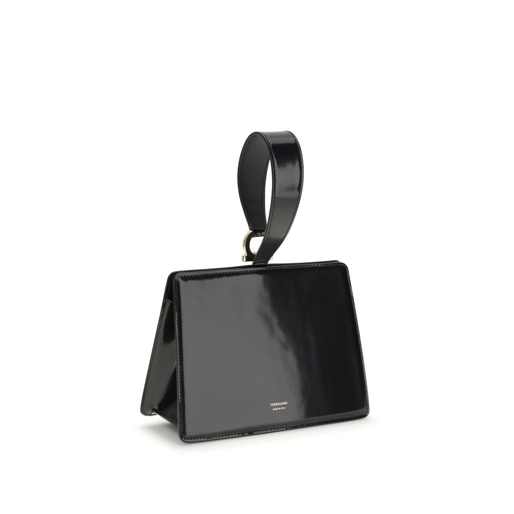 Black Calf Leather Bos Taurus Clutch Bag