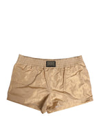 Beige Polyester Men Boxer Shorts Underwear