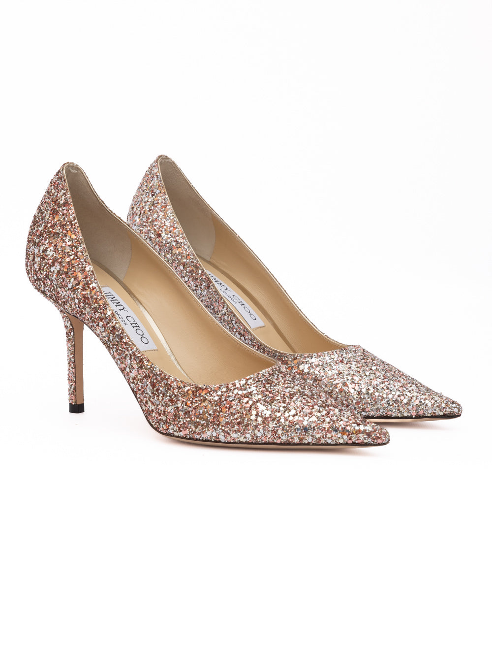 Rose Coarse Glitter Love 85 Pumps