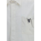 White Cotton Shortsleeve Shirt