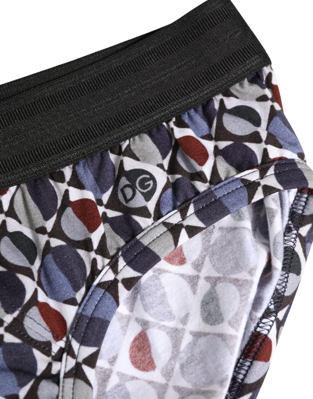 Multicolor Patterned Men Midi Brief Underwear