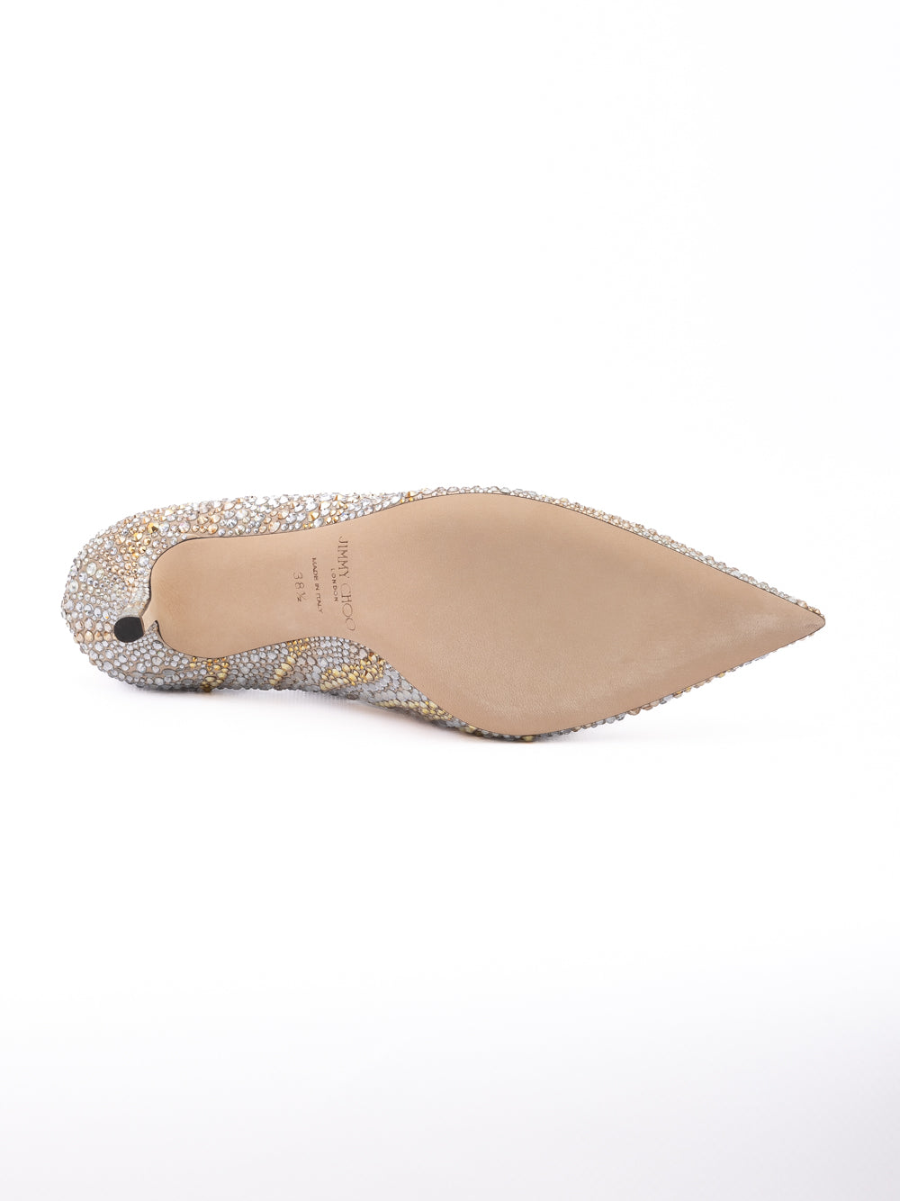 Gold Mix Crystal Love 85 Pumps