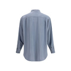 Gray Silk Shirt