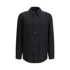 Black Viscose Dress Shirt