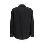 Black Viscose Dress Shirt