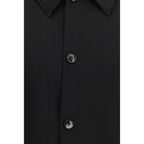 Black Viscose Dress Shirt