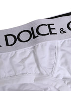 White Cotton Stretch Brando Brief Underwear