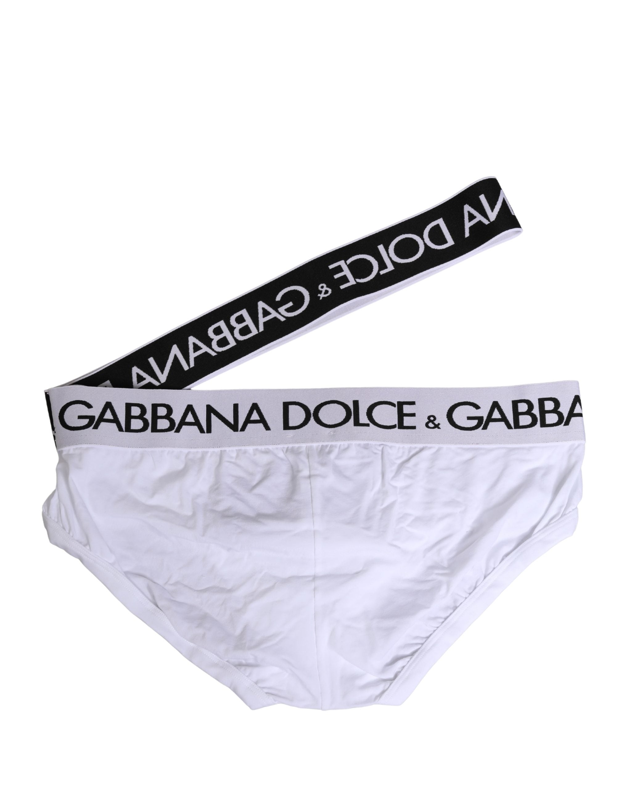 White Cotton Stretch Brando Brief Underwear