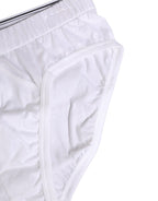 White Cotton Regular Men Midi Brief Underwear