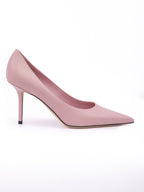 Pink Lizard Printed Leather Love 85 Pumps