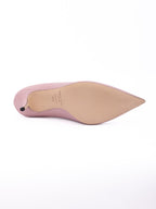 Pink Lizard Printed Leather Love 85 Pumps