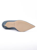 Dusk Blue Suede Agnes Pumps