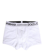 White Logo Waistband Regular Boxer Underwear