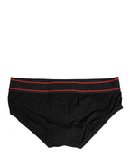 Black Logo Waistband Brando Brief Underwear