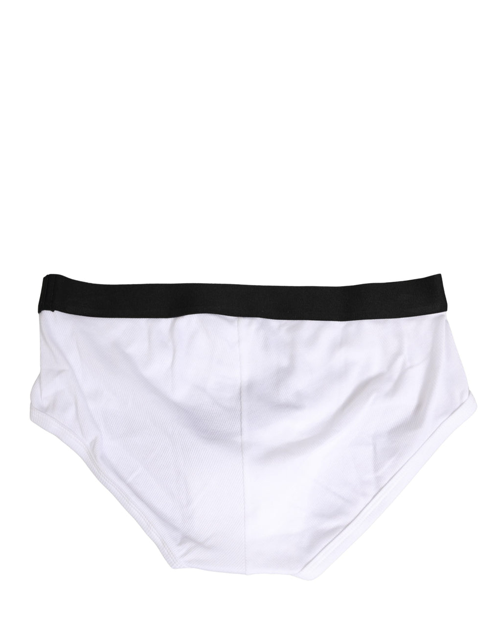 White Black Logo Waistband Men Brief Underwear
