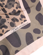 Multicolor Leopard Print Swim Trunks Swimwear