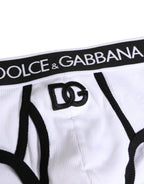 White Cotton Ribbed Men Brando Brief Underwear