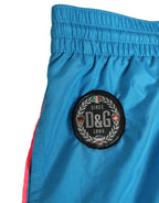 Blue Polyester Beachwear Men Shorts Swimwear