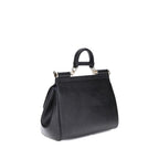 Black Calf Leather Bos Taurus Handbag