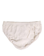 Off White Logo Silk Men Briefs Underwear