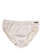 Off White Logo Silk Men Briefs Underwear