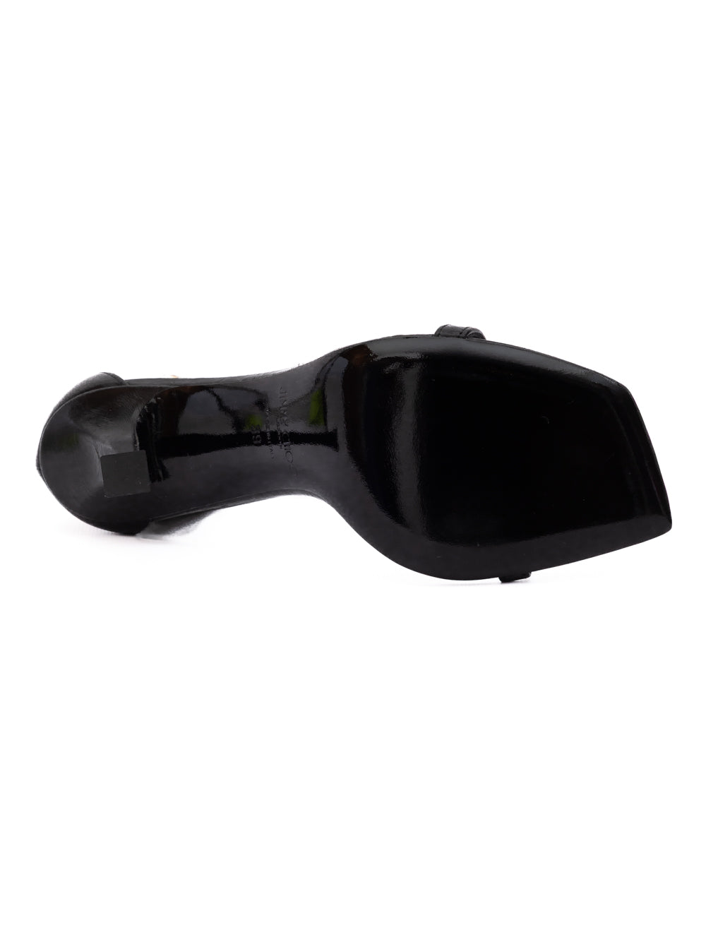 Black Leather Verity 100 Sandals