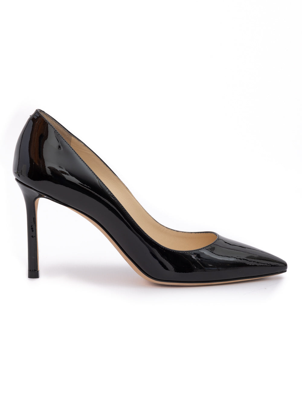 Black Patent Leather Romy 85 Pumps