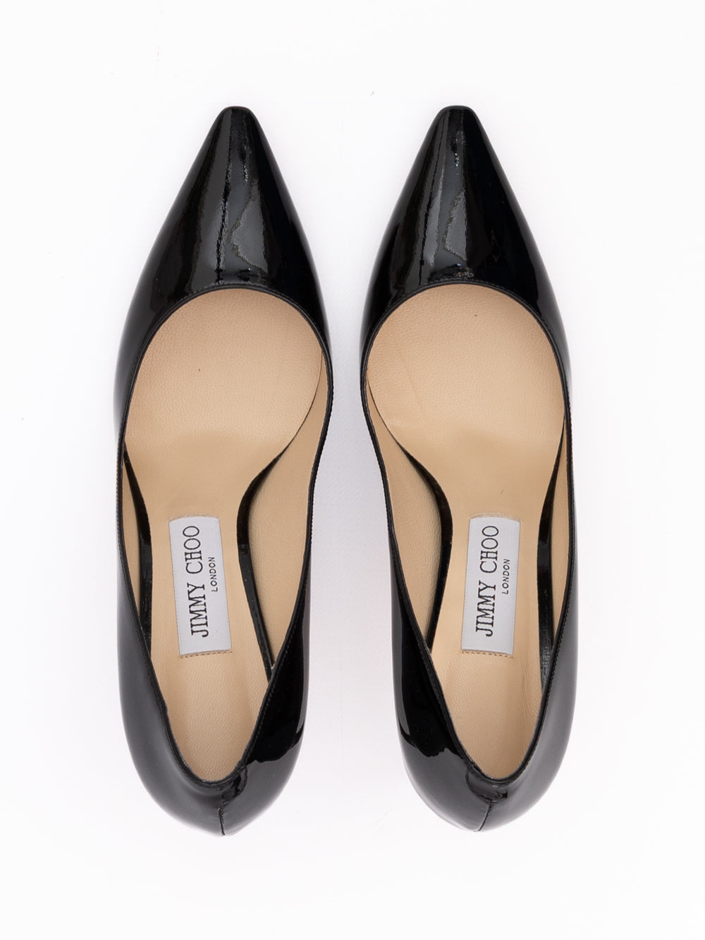 Black Patent Leather Romy 85 Pumps
