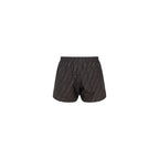 Gray Polyester Swim Shorts