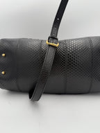 DOLCE & GABBANA Sicily Python and Macramé Handbag