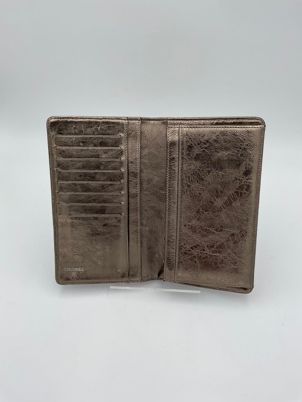 CHANEL Matèlassè Platinum Wallet