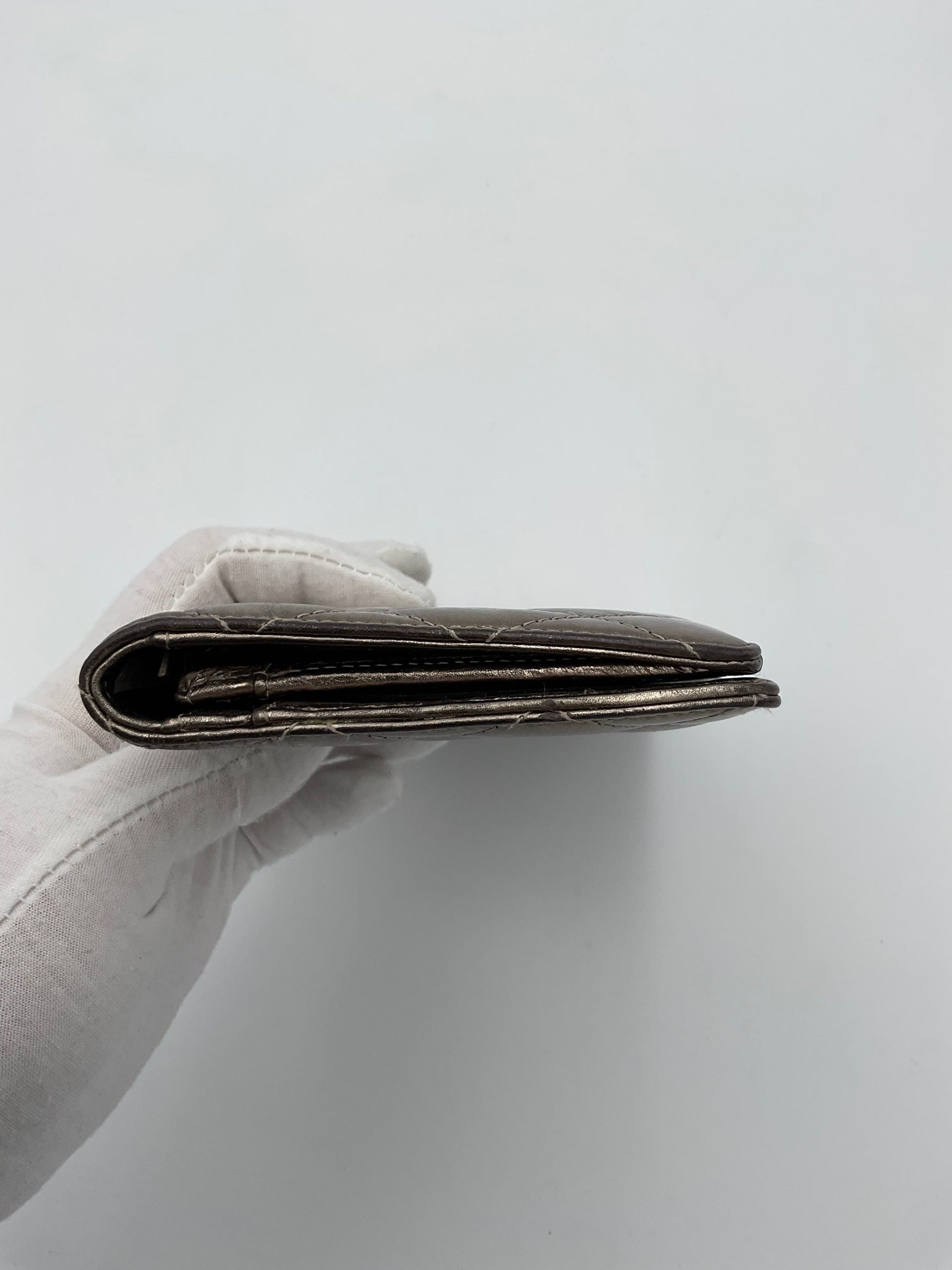 CHANEL Matèlassè Platinum Wallet