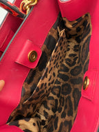 DOLCE & GABBANA Sicily in Reptile Skin Handbag