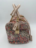 FENDI Bauletto FF Fabric Flowers Handbag