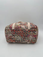 FENDI Bauletto FF Fabric Flowers Handbag