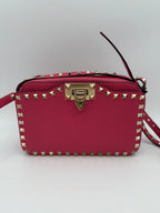 VALENTINO GARAVANI Rockstud Camera Bag Pink