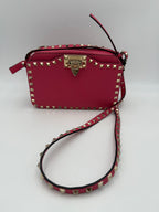 VALENTINO GARAVANI Rockstud Camera Bag Pink