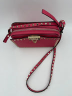 VALENTINO GARAVANI Rockstud Camera Bag Pink