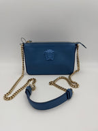 VERSACE LA MEDUSA Leather Shoulder Bag