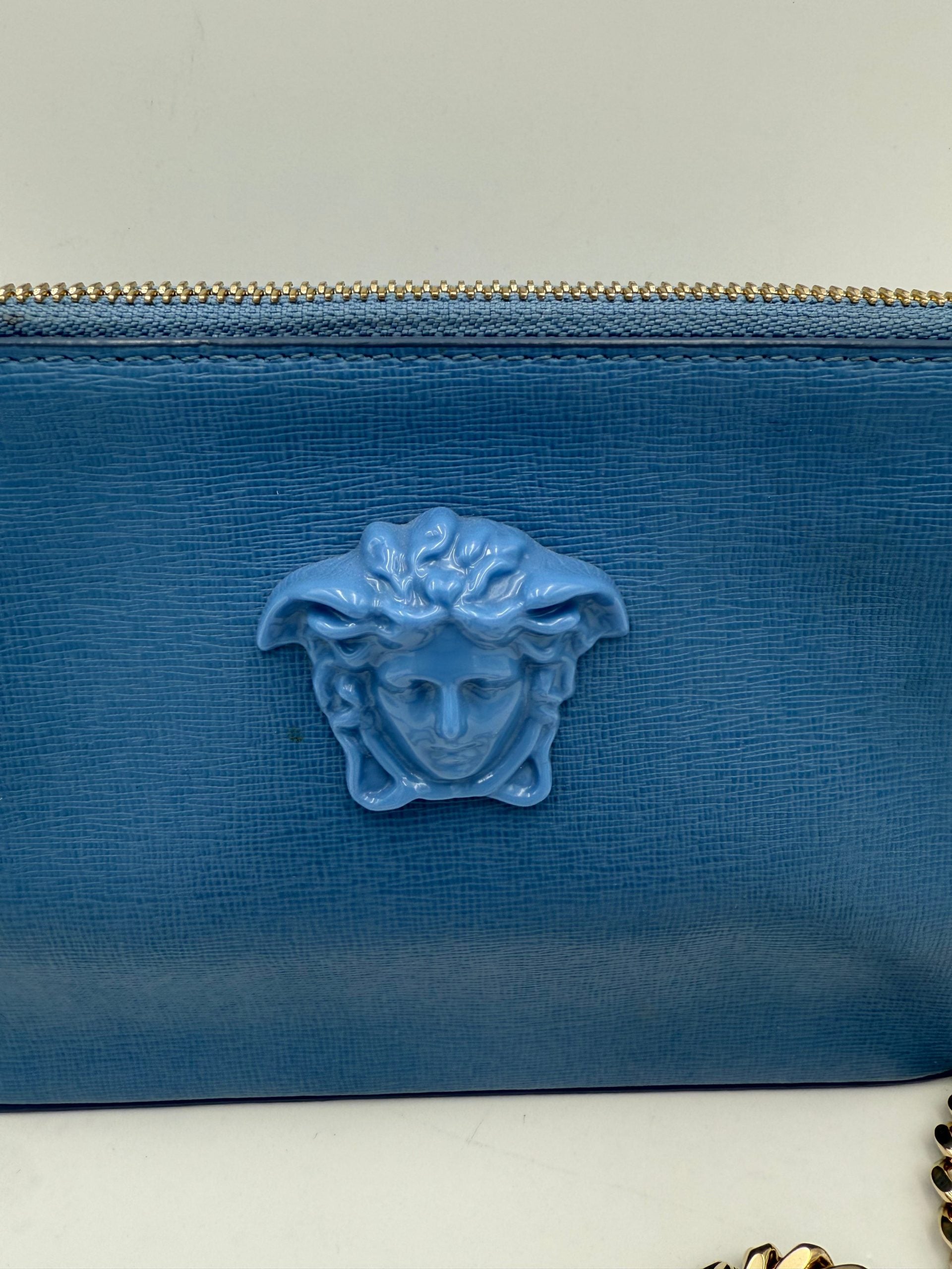 VERSACE LA MEDUSA Leather Shoulder Bag