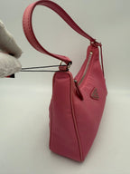 PRADA HOBO Re-Nylon Pink Handbag