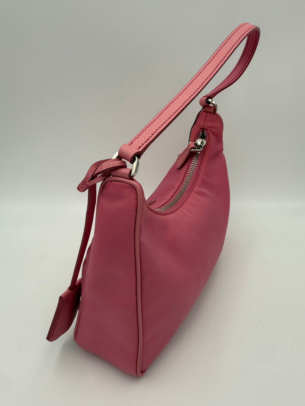 PRADA HOBO Re-Nylon Pink Handbag